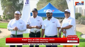 Kapil Dev at CEO Masters 2023, ELS Club – Dubai Sports City