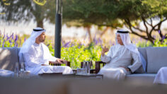 Ruler of Ras Al Khaimah, Theyab bin Mohamed bin Zayed discuss Al Rams area development plan